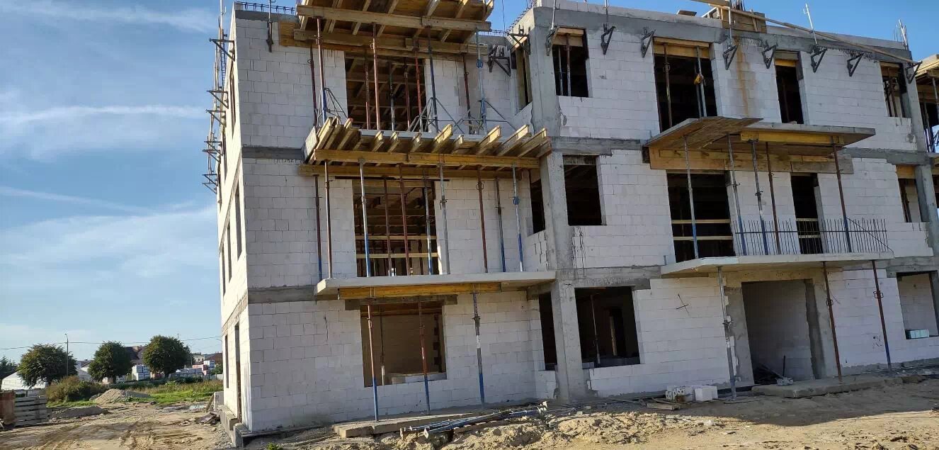 Etap ukończony prace murarskie 2