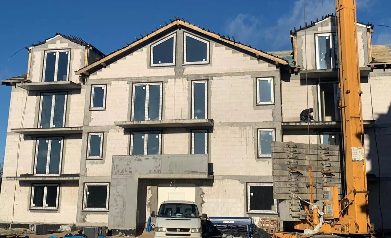 Etap ukończony prace ocieplania elewacji