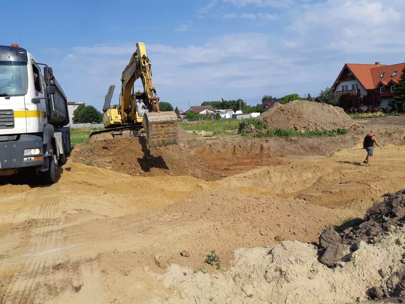 Zakończone prace ziemne – Osiedle Morska Bryza Puck