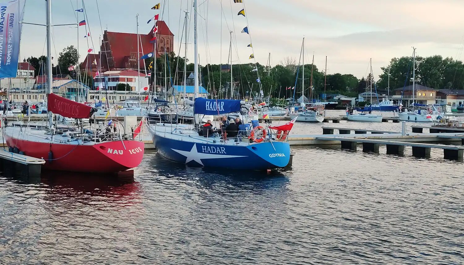 Zdjęcie mariny w Pucku